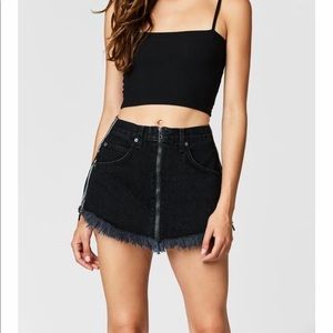 Black Denim skirt from Carmar($ negotiable)